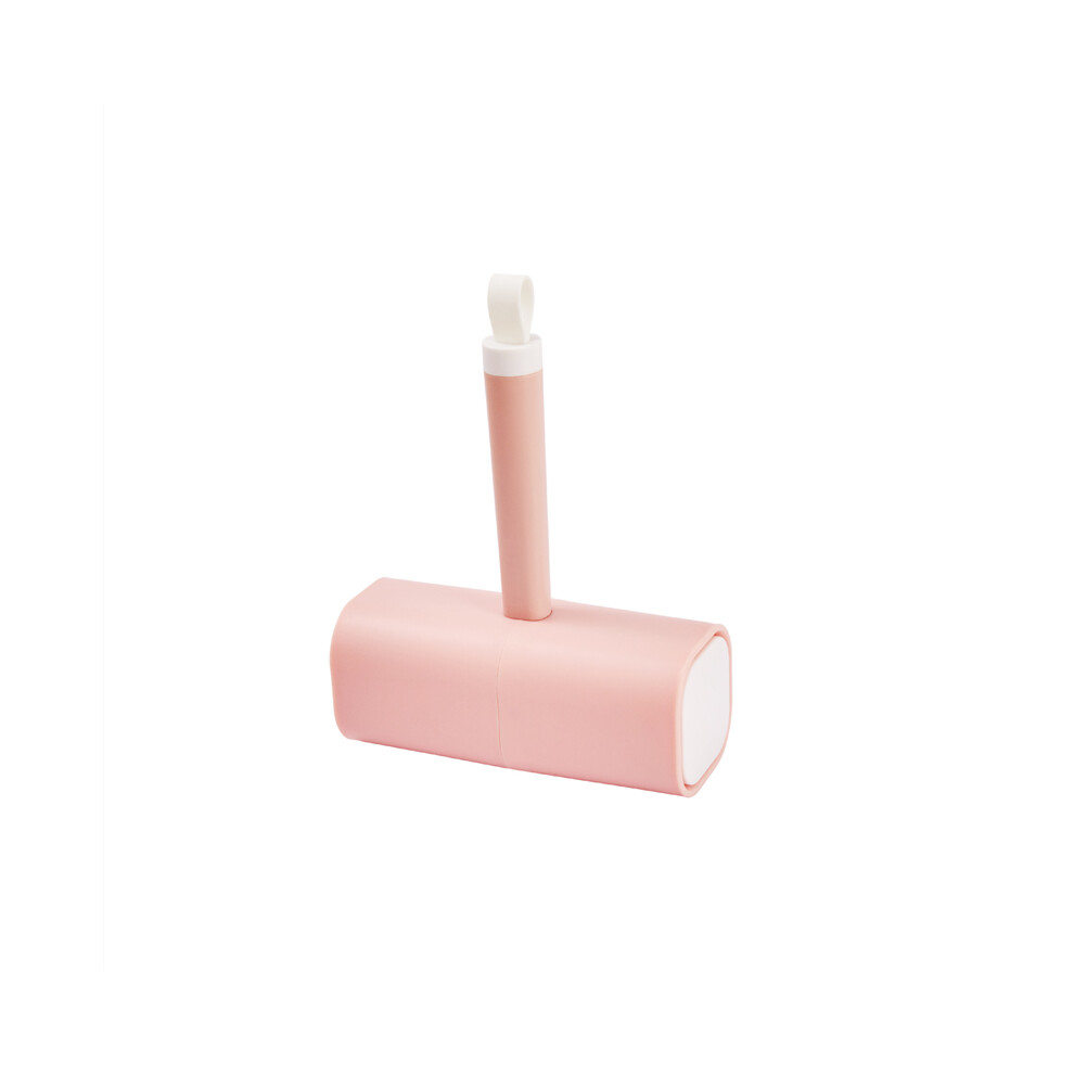 (Pink) Resuable Lint Roller Travel Dust Picker Cleaner Fuzz Remover Brush for Clothes Pet Hair Debris