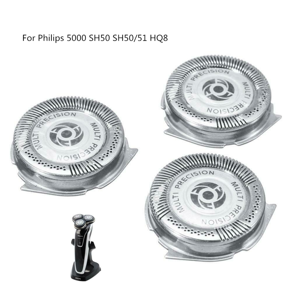 3Pcs Series 5000 Sh50/51 Hq8 Replacement Shaver Blades Head Set For Philips 320997802488
