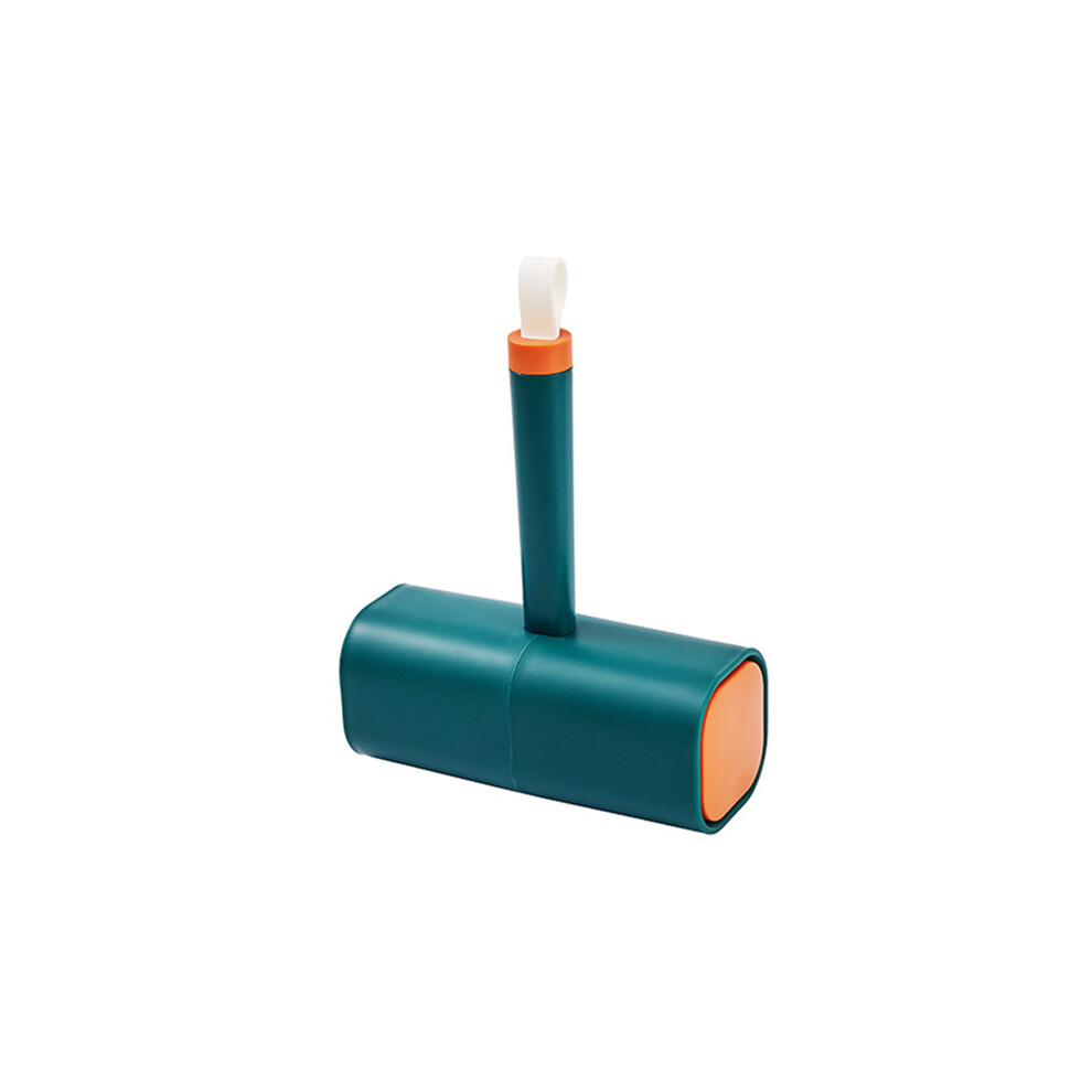 (Green) Resuable Lint Roller Travel Dust Picker Cleaner Fuzz Remover Brush for Clothes Pet Hair Debris