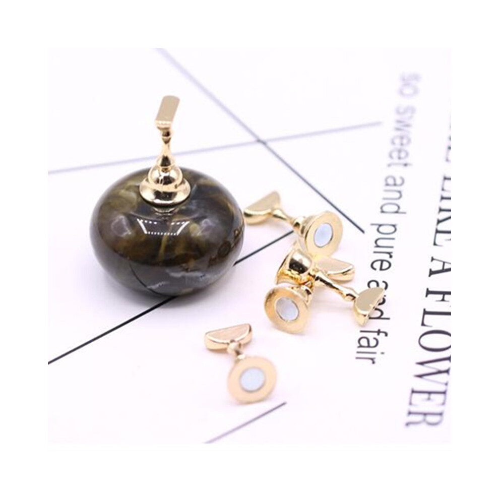 Black (Black) Nail Art Practice Display Stand False Nail Tip Holder Crystal Magnetic Stylish