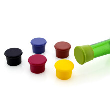 5PCS Universal Reusable Wine Beer Bottle Cap Silicone Cover Spill Proof Sealing Lid