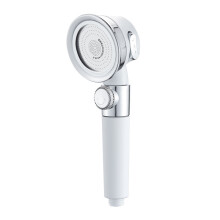 (White Shower Head) High-Pressure Water-Saving Adjustable Bathroom Shower Set with Jetting Bath Shower Head