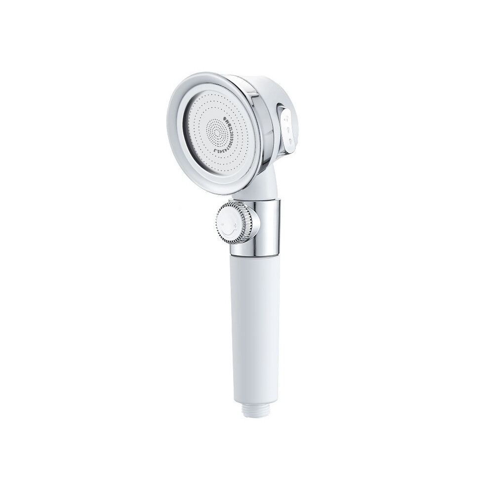 (White Shower Head) Bath Shower Head Jetting High Pressure Water Saving Adjustable Bathroom Shower Set 320997793717
