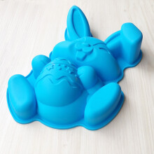 Easter Bunny Silicone Mold 3D Rabbit Chocolate Cakes Jelly Candy Baking Moulds Fondant Cake Decorating Tools