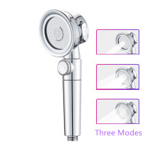(Silver Shower Head) High-Pressure Water-Saving Adjustable Bathroom Shower Set with Jetting Bath Shower Head