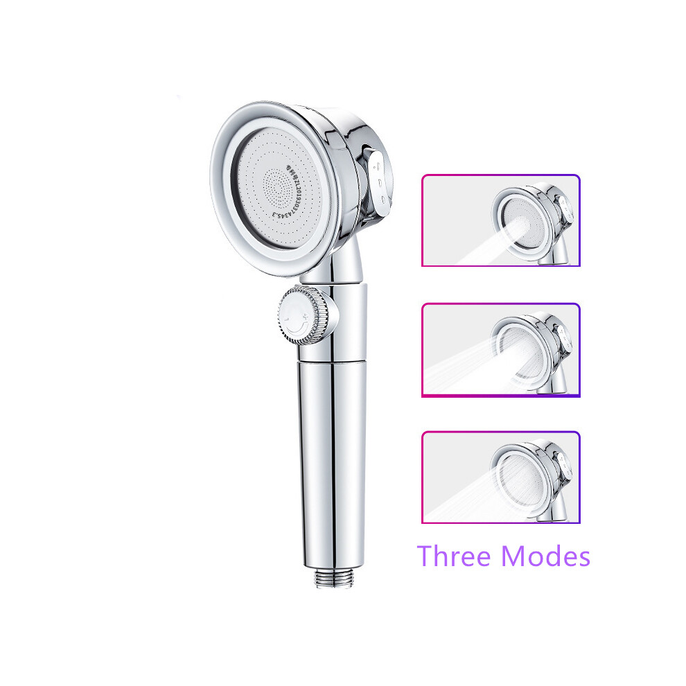 (Silver Shower Head) Bath Shower Head Jetting High Pressure Water Saving Adjustable Bathroom Shower Set 320997793731