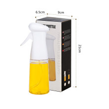 (White) 210ML Kitchen Oil Sprayer Dispenser Cooking Baking BBQ Roasting Oil Spray Bottle
