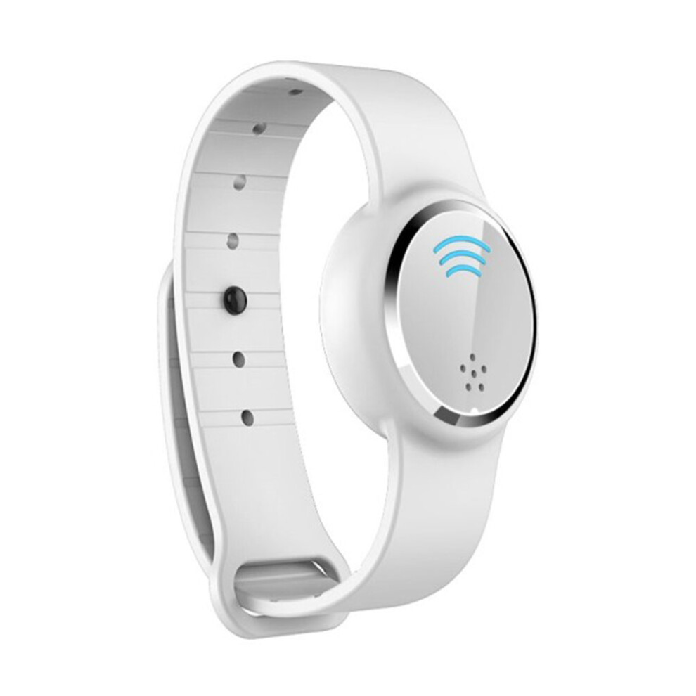 (white) Ultrasonic Mosquito Repellent Bracelet Non-Toxic Electronic Insect Repeller Wristband