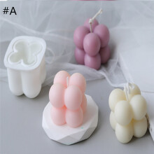 (#A) Candle Mould Soy Wax Aromatherapy Plaster 3D Silicone Resin Soap Mold DIY