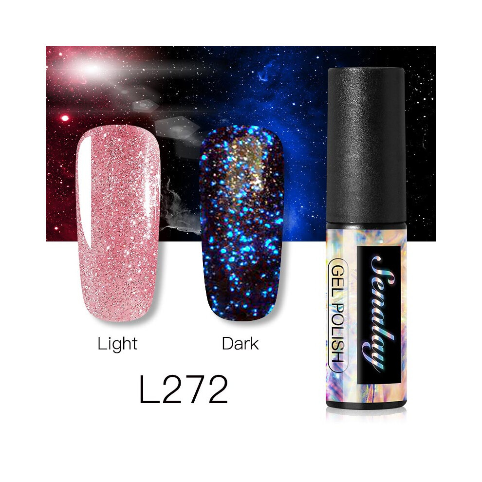 (L272) Senalay 5ML Nail Polish Gel Starry Sky Soak Off UV LED Manicure Lacquer Nail Art