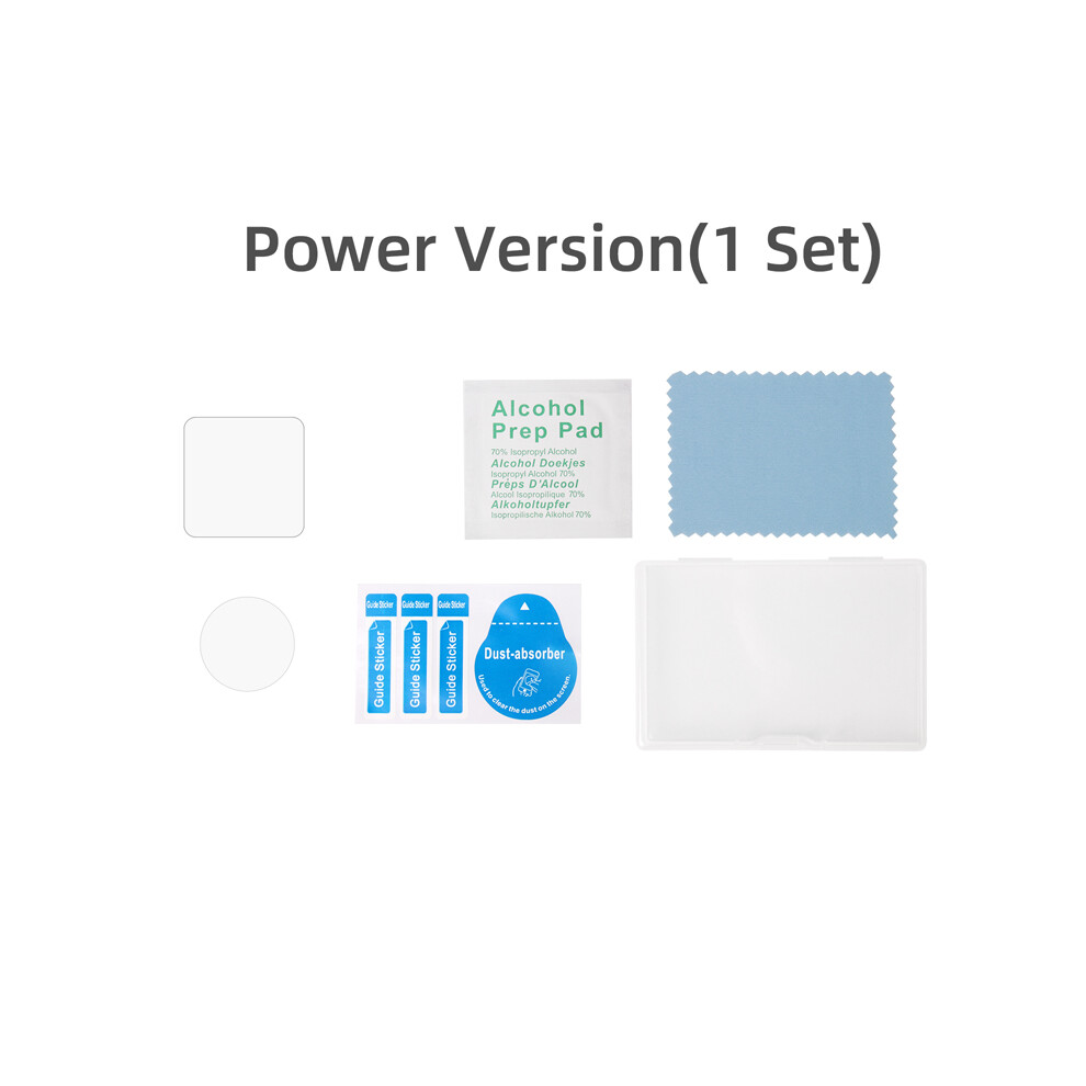 (Power 1Set) For Dji Action 2 Camera Screen Protector Hd Explosion Proof Tempered Glass Film 110691471864