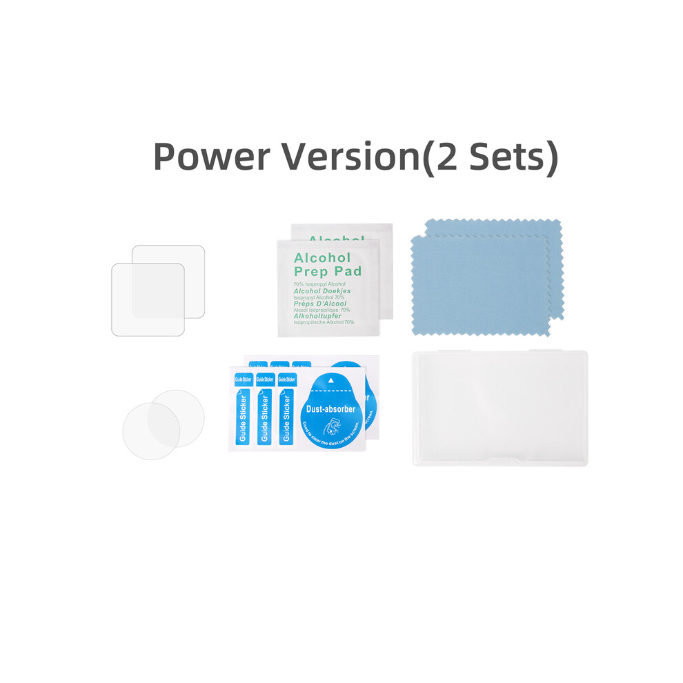(Power 2Set) For Dji Action 2 Camera Screen Protector Hd Explosion Proof Tempered Glass Film 110691471871