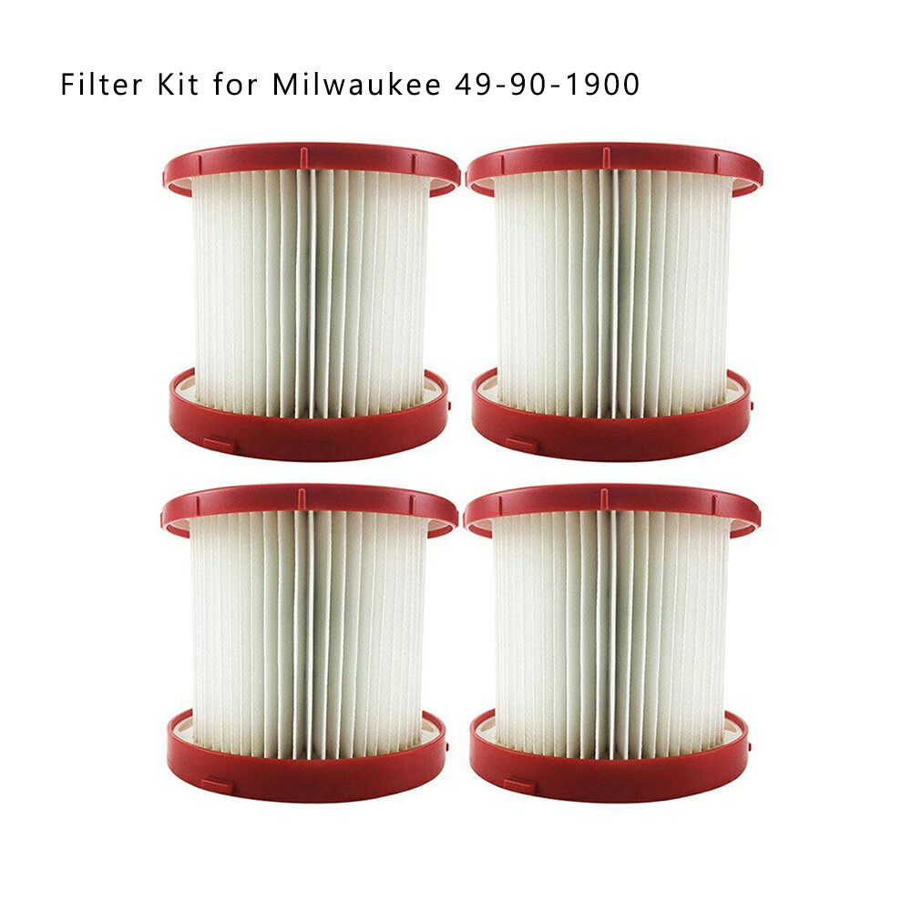 Replacement Wet/Dry Filter Kit For Milwaukee 49-90-1900 Cordless Vacuum Cleaner 320997791249