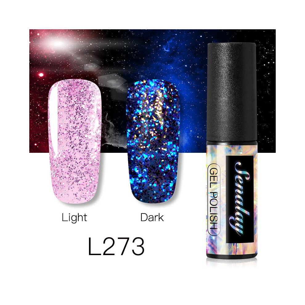 (L273) Senalay 5ML Nail Polish Gel Starry Sky Soak Off UV LED Manicure Lacquer Nail Art