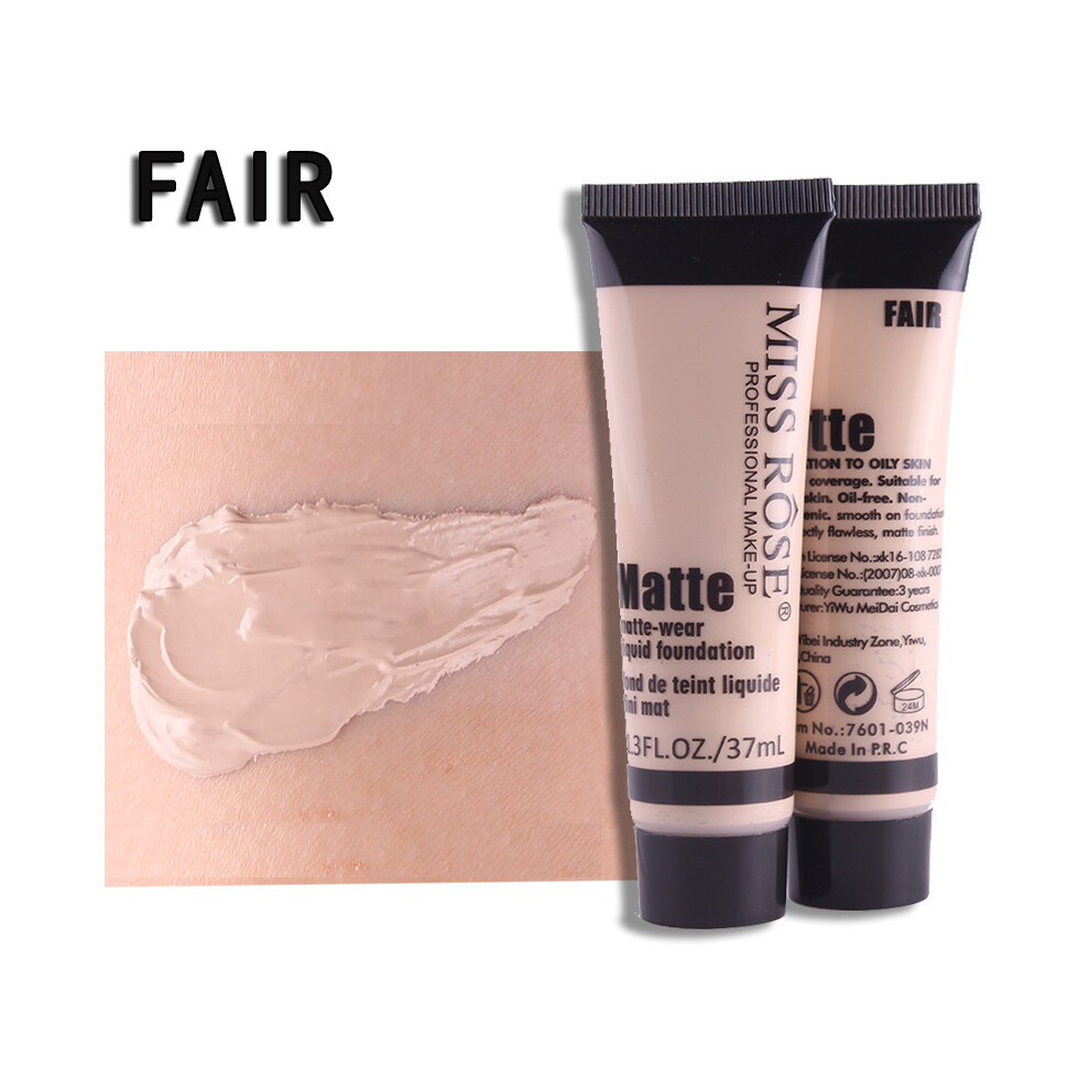 Dark (Fair) Miss Rose Liquid Whitening Repair Moisturizing Concealer Foundation Makeup Face
