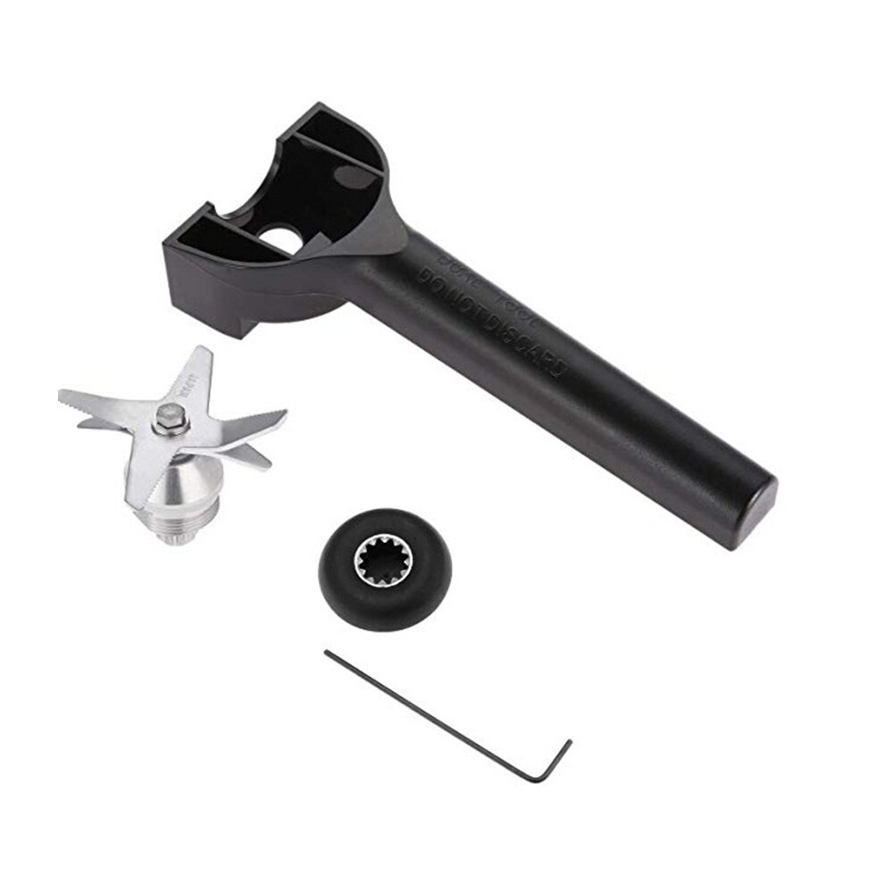 (Wrench + mushroom head + toothless blade) For Vitamix 5200 Blender Spare Parts Alloy Wet Blade Cutter Assembly Removal Tool