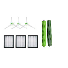 (8pcs) Replacement Parts Rubber Brush Filter for IRobot Roomba I7 I7+/ I7 Plus E5 E6 E7 Vacuum Cleaner Accessory Kit