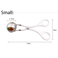 (small) Non-Stick Stainless Steel Stuffed Meatball Clip Maker Mold Cooking Kitchen Tool