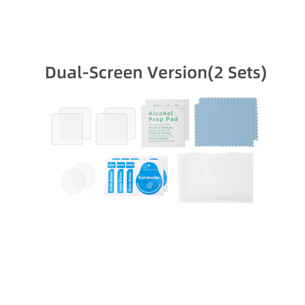 (Dual-Screen 2Set) For Dji Action 2 Camera Screen Protector Hd Explosion Proof Tempered Glass Film 110691471895