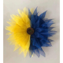 (40cm) Ukrainian Sunflower Wreath Indoor Outdoor Patio Home Decor Artwork Peace Decor