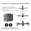 Drone Night Flight LED Light Photography Fill Lamp Searchlight Bright Flashlight 1