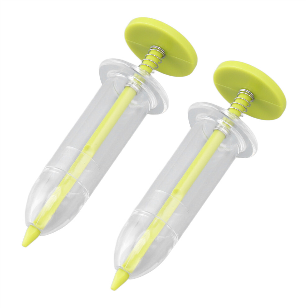 (Yellow) 2Pcs Mini Seedmaster Sowing Tool - Precise Horticultural Seeder Dispenser 115295314760