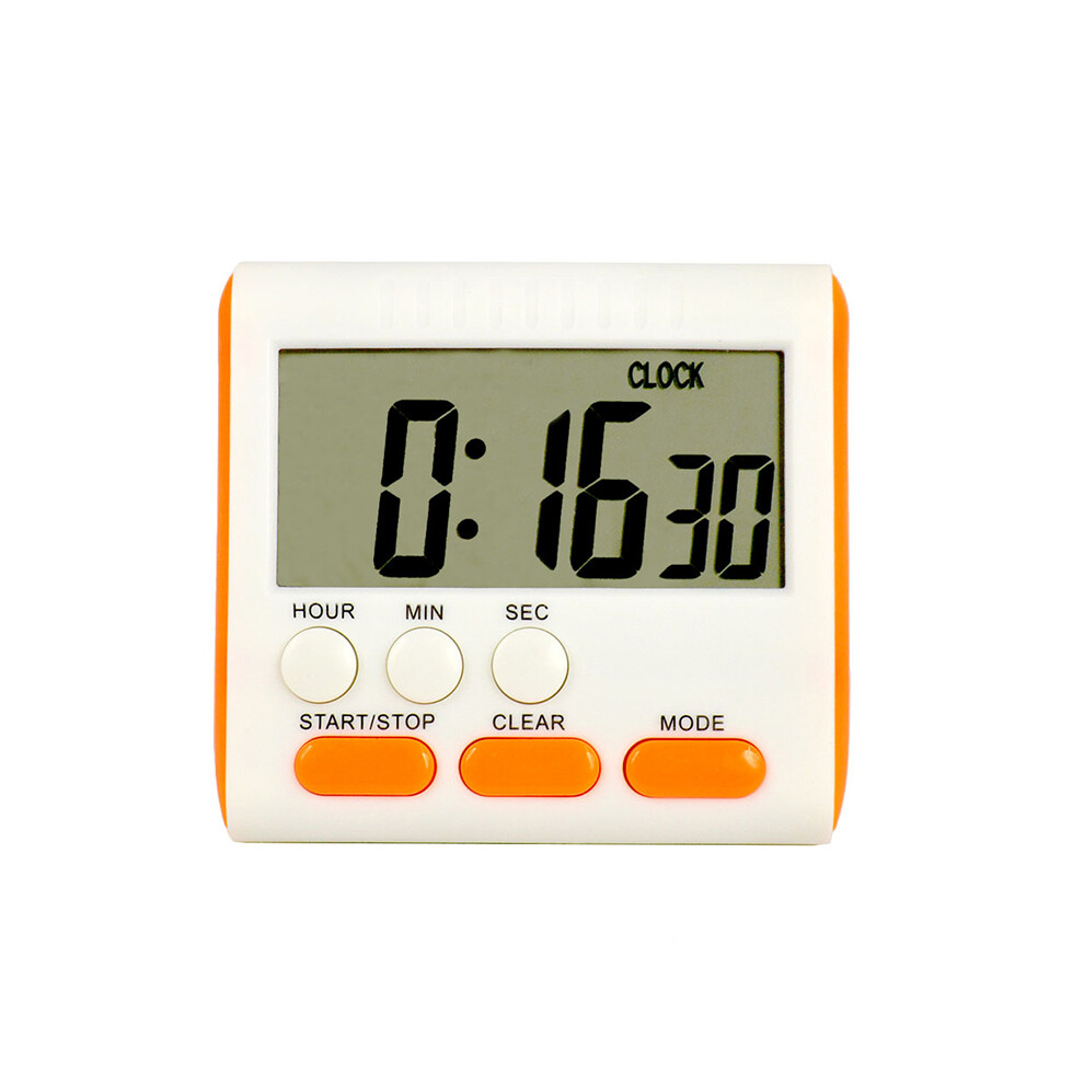 (Orange) 24-Hour Digital Kitchen Countdown Timer & Reminder Clock 113121542806