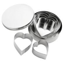 cookie cutter set baking cookies pastry biscuit bake cake 6pcs stainless steel