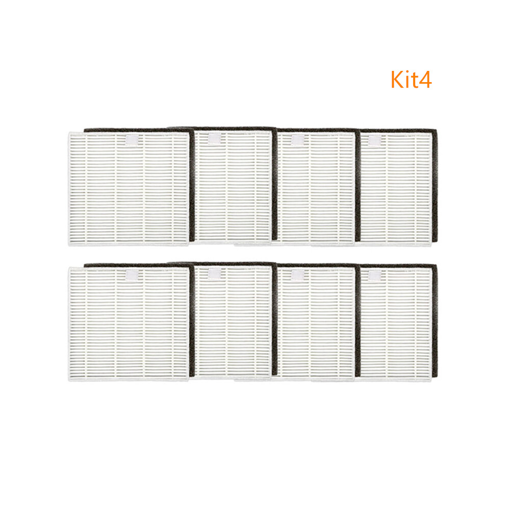 (Kit4) Washable Side Brush Hepa Filter Mop Cloth Kit For Ilife V8 V8s X750 X800 X785 V80 Robot Vacuum Cleaner Spare Parts 320997791713
