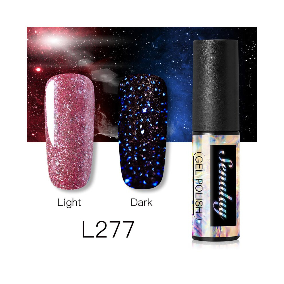 (L277) Senalay 5ML Nail Polish Gel Starry Sky Soak Off UV LED Manicure Lacquer Nail Art