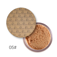 (05# Heat) Pudaier Makeup Face Loose Powder Long Lasting Whitening Bronzer Contour Base Foundation Setting Powder