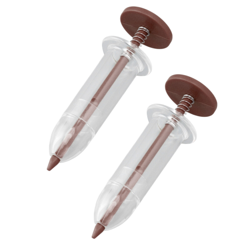 (Brown) 2Pcs Mini Seedmaster Sowing Seeder Tool For Horticultural Seeding 110691786401