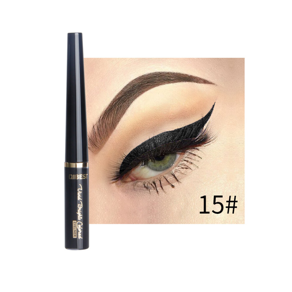 (#15) Qibest Waterproof Liquid Eyeliner Pencil Makeup Long-Lasting Eyebrow Eye Liner Cosmetics 110691483799