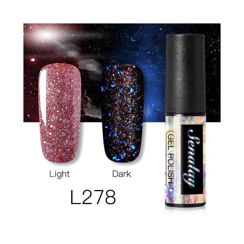 (L278) Senalay 5ML Nail Polish Gel Starry Sky Soak Off UV LED Manicure Lacquer Nail Art