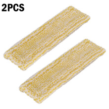 2PCS Reusable Microfiber Mop Cloths Cleaning Pads For Karcher WV2 5 Window Cleaner