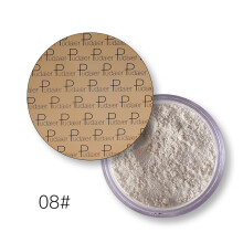 (08# Snow) Pudaier Makeup Face Loose Powder Long Lasting Whitening Bronzer Contour Base Foundation Setting Powder