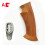 (A) DIY Knife Handle Material: Wooden Grip with Metal Fixed Head for Custom Projects 1