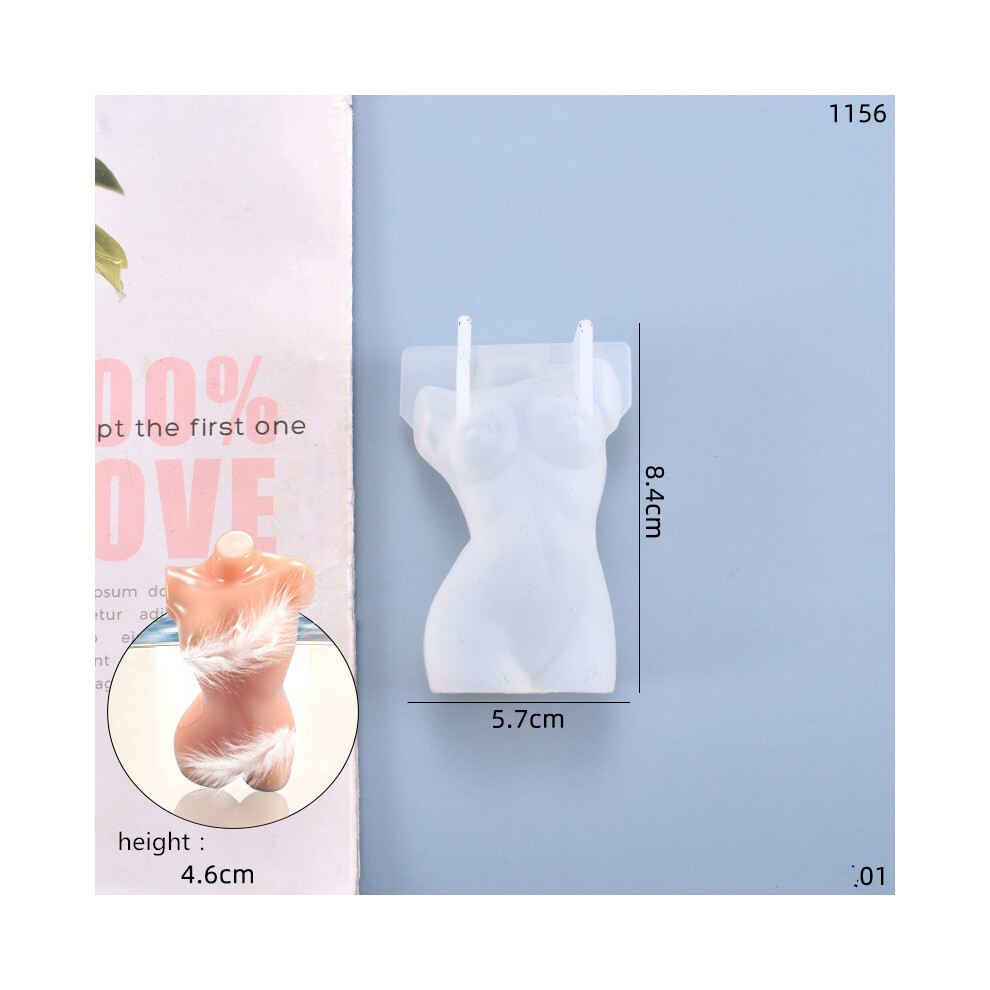 (1156??01??) Human Body Silicone Candle Mold Male Female Human Shape Aromatherapy Plaster Mould Diy 320997806325