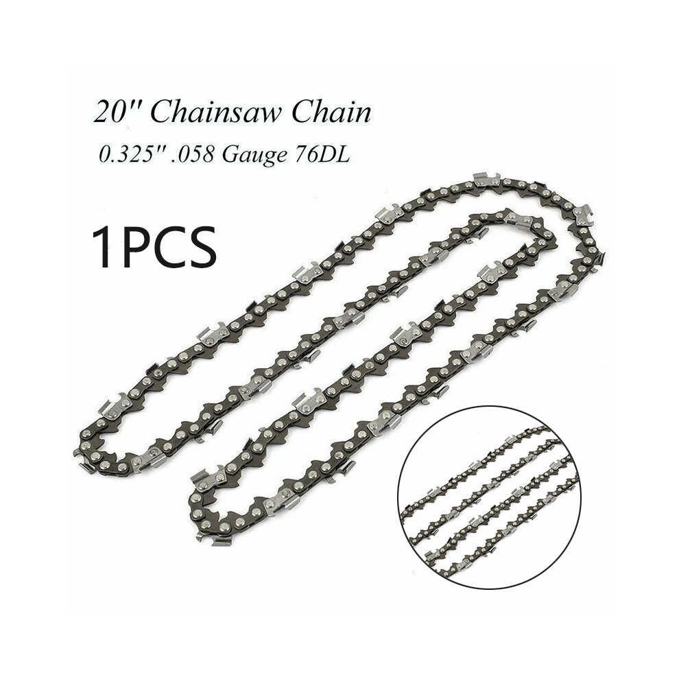 20" Chainsaw Chain 0.325" Pitch 0.058" Gauge 76 Drive Links For Baumr-Ag Husqvarna 110691787163