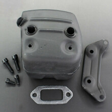 Muffler Exhaust Kit For Husqvarna 385 390 372 371 365 362 # 503765301 544029501