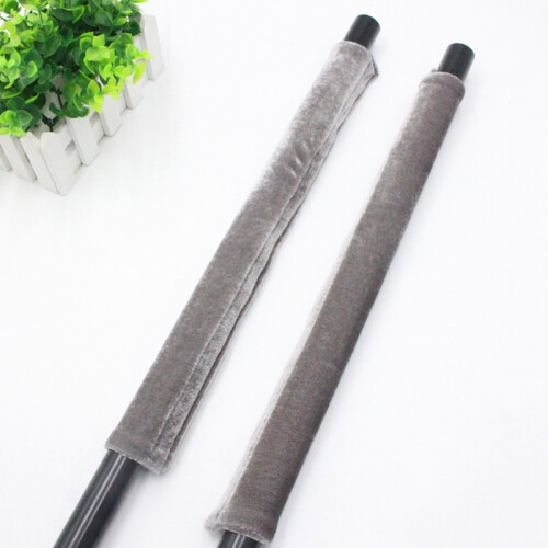 (Gray) 2PCS Refrigerator Door Handle Cover Kitchen Decor Antiskid Anti-static Protector