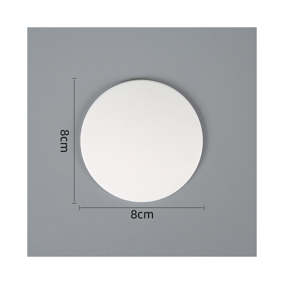 (White) Wall Protectors Door Handle Crash Pads Anti-Collision Silicone Rubber Shock Bumper Pad 110691800046