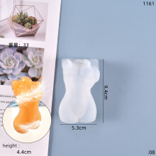 (1161??08??) Human Body Silicone Candle Mold Male Female Human Shape Aromatherapy Plaster Mould DIY