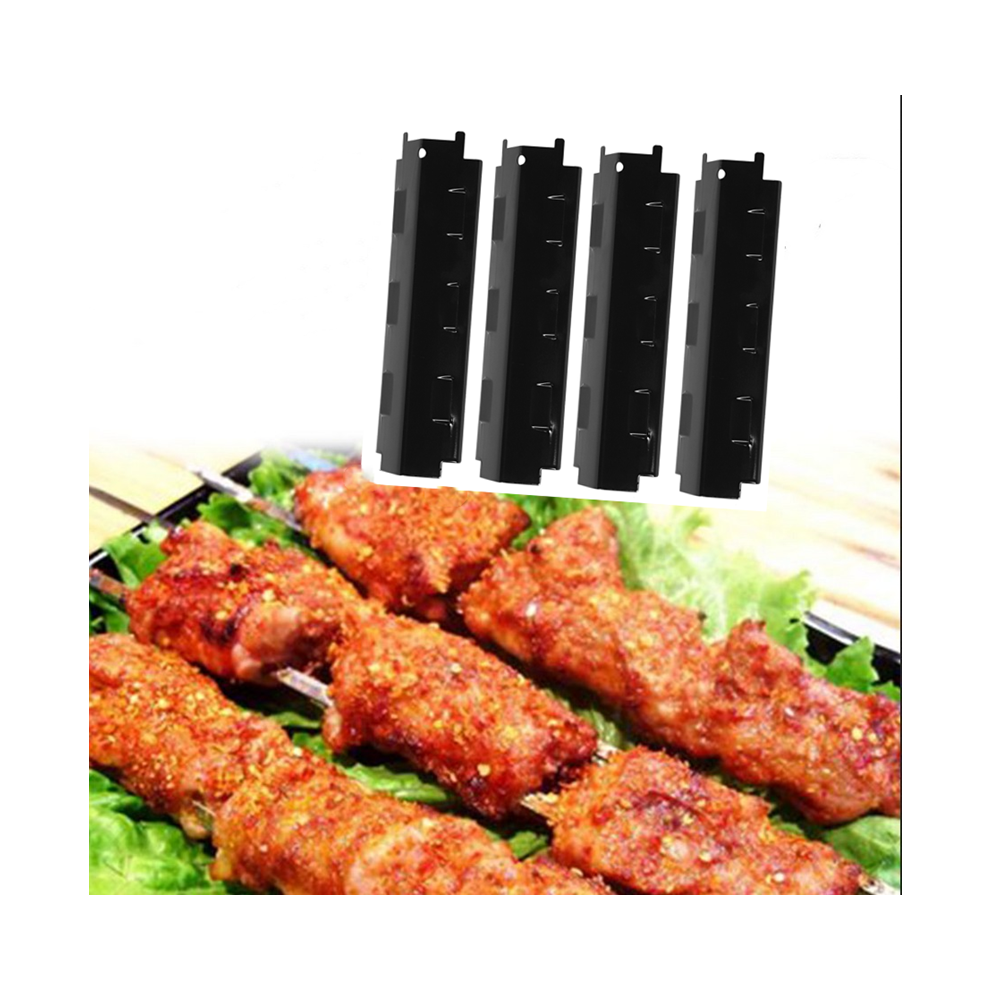 4PCS Heat Plate Tent Shield Grill Parts For Charbroil 463230710 Replacement