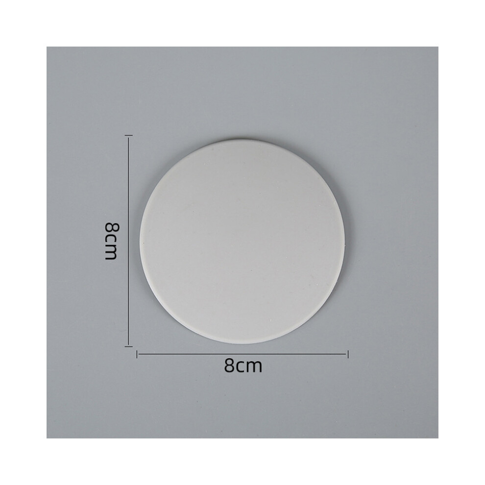 (Gray) Glossy Silicone Door Handle Crash Bumper Buffer Pad Wall Protector Anti-Collision Mat 115295328422