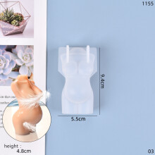 (1155【03】) Silicone Female Male Craft Candle Mould 3D Human Body Plaster Wax Soap Mold DIY