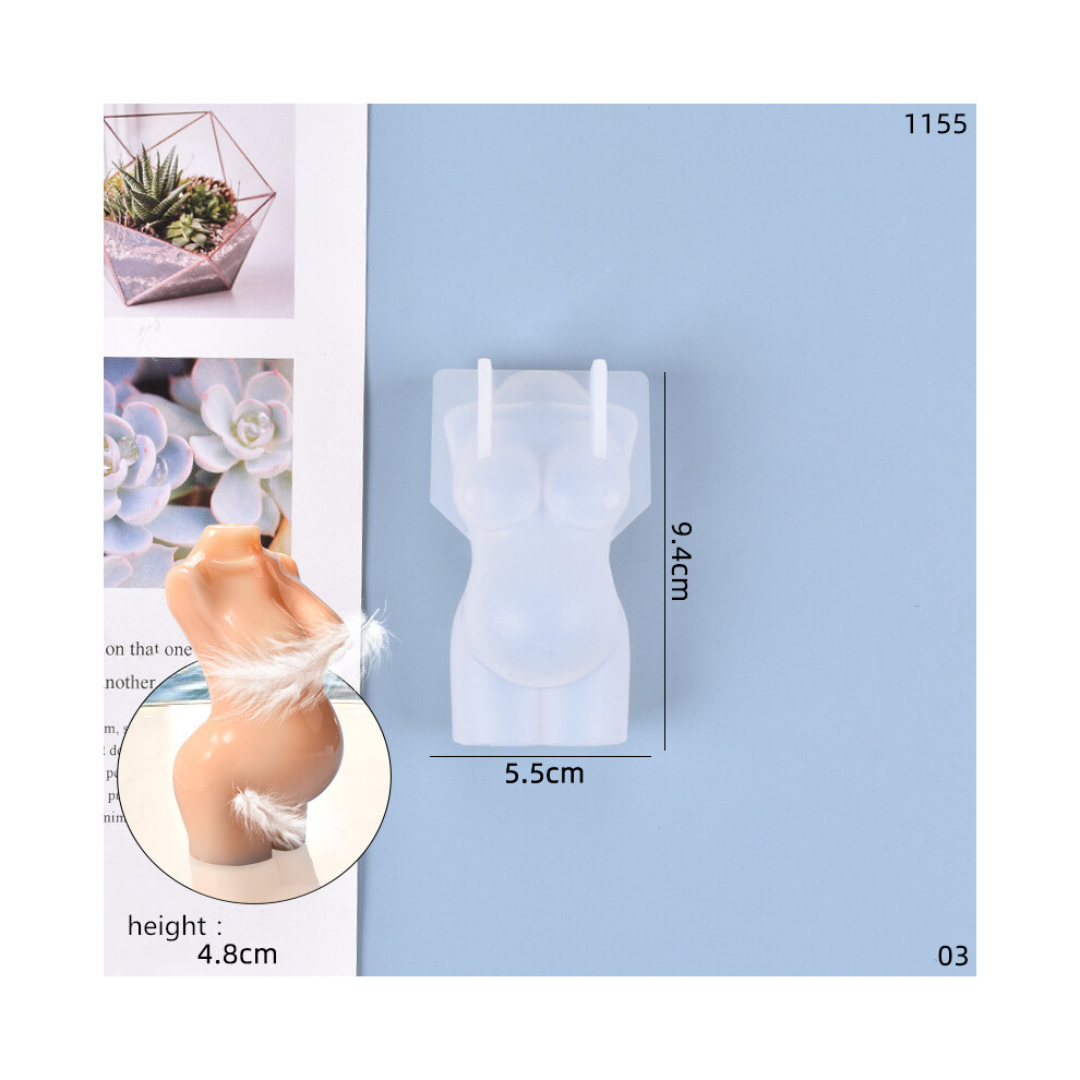 (1155??03??) Human Body Silicone Candle Mold Male Female Human Shape Aromatherapy Plaster Mould Diy 320997806349