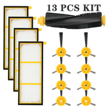 (13PCS) For Shark ION ROBOT RV720 RV750 Filter Side Brush Vacuum Cleaner Parts