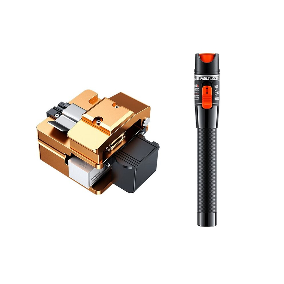 Optical Fiber Cleaver,High Precision Ftth Fiber Optic Cutter With Scrap Collector And10mw Red Light Fiber Optic Test Pen 4711448337875