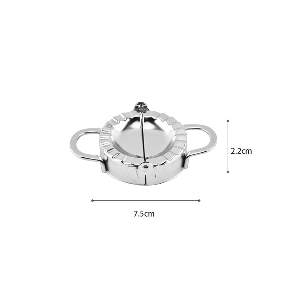 (S) Stainless Steel Manual Dumpling Maker Wrapper Cutter Pie Dumpling Mould